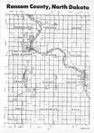 Ransom County Index Map 1, Ransom and Sargent Counties 1987